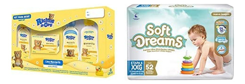 Soft Dreams Pañales Para Bebé Talla Xxg Con 52 Pz + Ricitos