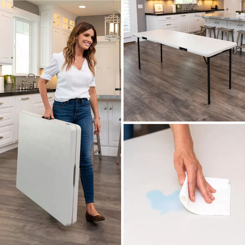 1 Mesa Plegable Lifetime 1.82 Cm Tipo Portafolio Lifetime
