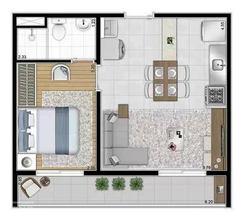 Imagem 12 de 15 de Apartamento Com 01 Dormitório À Venda Na Freguesia Do Ó - Ap2225