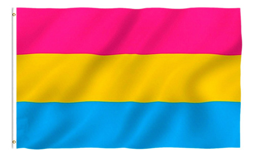 Bandera Pansexual 1mtr X1.5mt Orgullo Gay Lgbt