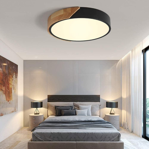 Led Lámpara De Techo Moderna Ø30cm 3 Colors Para Habitacion