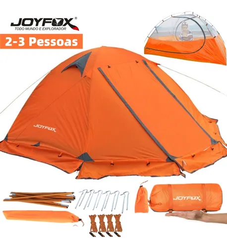 Barraca Camping Joyfox J-705 2 Pessoas Impermeável Poliéster 210T