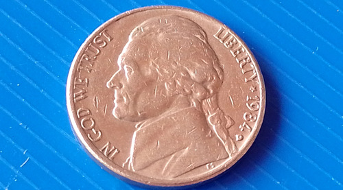Monedas Antiguas. Five Cent  1984. D