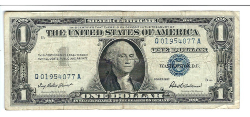 Estados Unidos - Billete 1 Dólar 1957 - Q01954077 A
