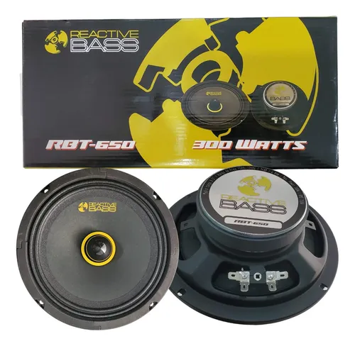 comprar Medios Rangos 6.5 Reactive Bass Color Negro