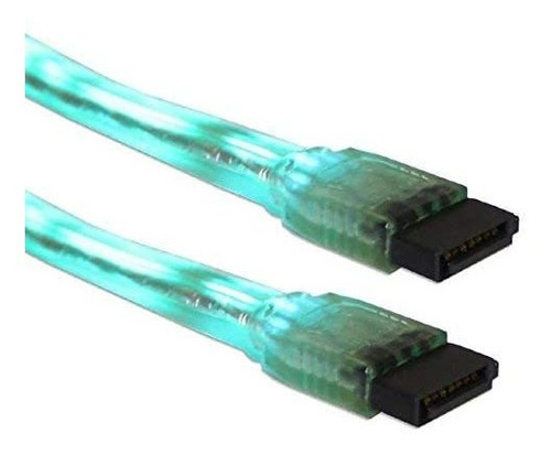  Serial Ata Datos Neon Interno Cable Verde El