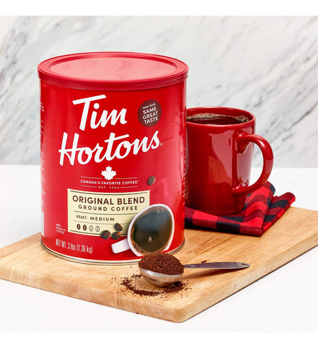 Tim Hortons Original Blend, Caf Molido De Tostado Medio, Caf