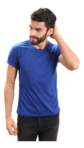 Remera Lisa Hombre Algodon Estampar Bordar Sublimar Trabajo