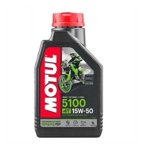 Aceite para motor Motul semi-sintético 15W-50 para motos y cuatriciclos de 1 unidad x 1L