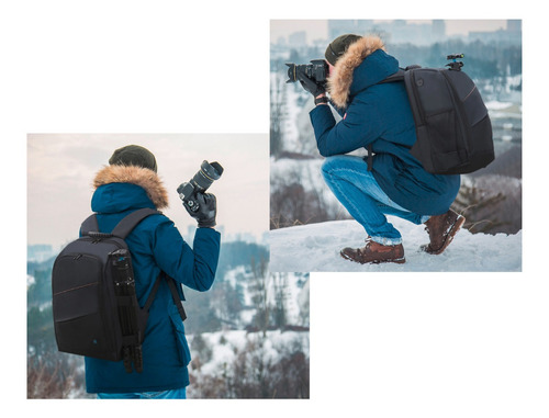Mochila Bolso Para Cámara Fotográfica Reflex Y Accesorios