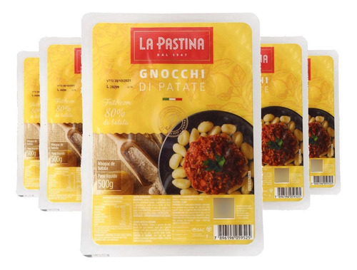 Kit 5 Gnocchi Italiano La Pastina 500g