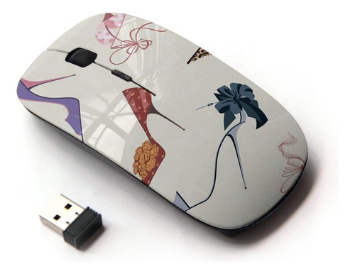 Koolmouse [ratón Inalámbrico Óptico 2.4g [zapatos De Moda St