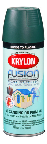 Krylon K Fusion Para Pintura En Aerosol De Plástico, Verde.
