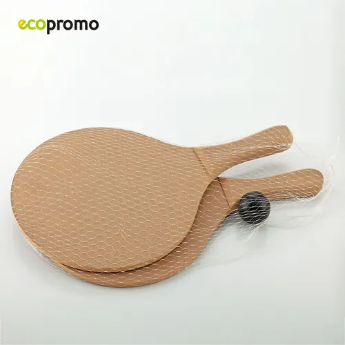 Juego De Raquetas Wood Beach Con Pelota Juegos De Playa
