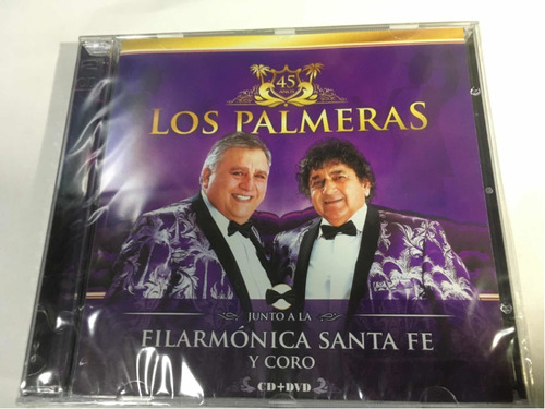 Los Palmeras Filarmónica De Santa Fe Cd + Dvd Nuevo Cerrado
