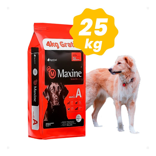 Alimento Maxine Super Adulto 21kg + 4 De Regalo - K-ubo