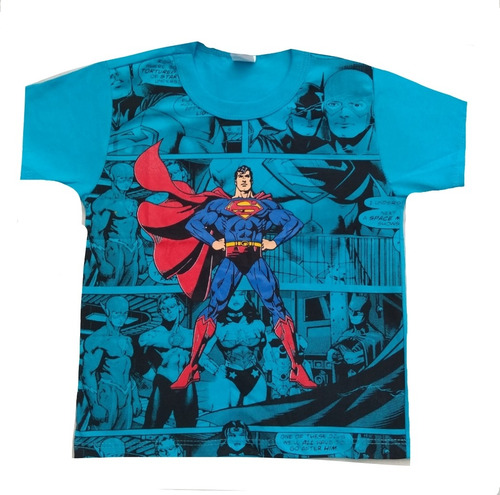 Imagem 6 de 10 de Kit 3 Camiseta Infantil Juvenil Menino Personagens Herois