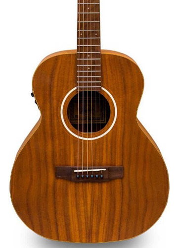 Bamboo Ba-38-koa-q Guitarra Electroacústica C/ Funda Natural