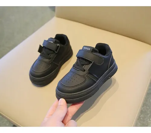 Zapatos Antideslizantes For Niños De Color Puro De Moda
