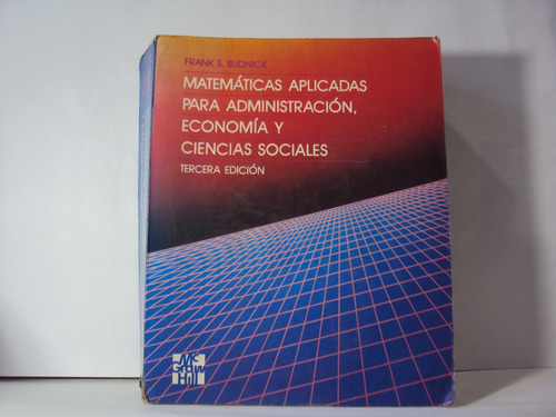 Matematicas Aplicadas Para Administracion Frank Budnick