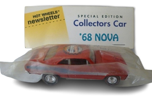 Hot Wheels 68 Nova Collector Car 2009 Red - J P Cars