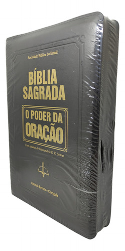 Bíblia Sagrada O Poder Da Oração | R. R. Soares | Índice Impresso | Capa Preta
