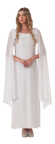 Vestido Rubies De The Hobbit Galadriel Para Mujer Con Diadem