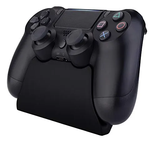 Soporte De Controlador Ps4 Extremerate Negro Con Almohadilla