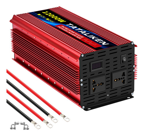 Inversor De Tensão 12000w 12v-220v, Onda Senoidal Pura