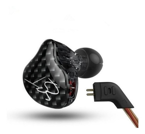 Kz Zst Cor Preto Com Microfone Original In Ear Retorno 