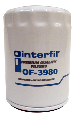 Filtro Aceite Interfil Para Oldsmobile Bravada 4.3 1991-2001