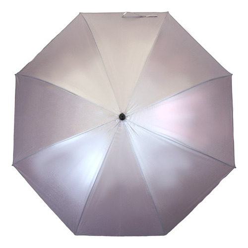 Paraguas Sombrilla Grande Resistente Colores Satinados Color Gris Diseño De La Tela Satinado
