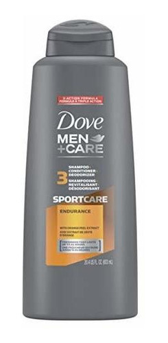 Dove Men + Care Sportcare Champu 3 En 1 Para Hombre Para La