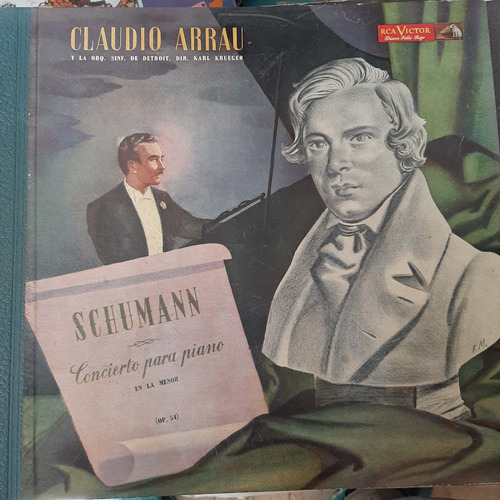 Portada Pasta Claudio Arrau Krueger Schumann Concierto Pp0