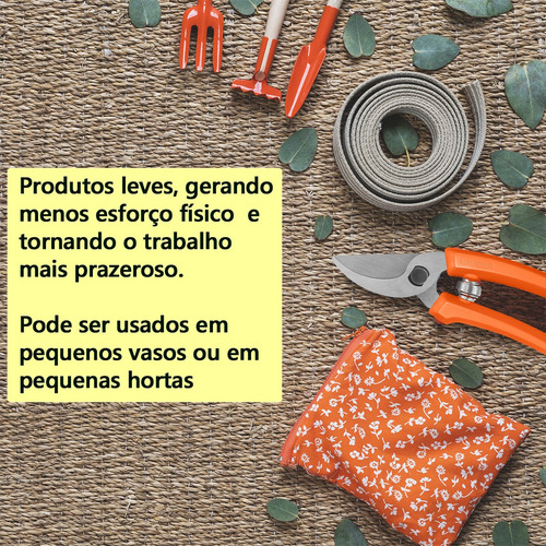 Conjunto Jardinagem 4 Peças Tramontina Para Vasos Pequenos