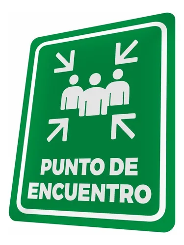 comprar Aviso Punto De Encuentro  Fábrica Señalización Señalética