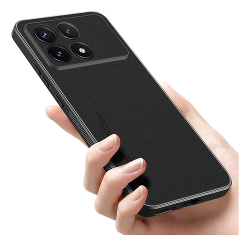 For Poco X6 Pro 5g Canvas Fabric Slim Matte Shockproof Case