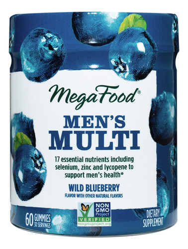 Megafood Gomitas Mltiples Para Hombre, Multivitamnicas Con V