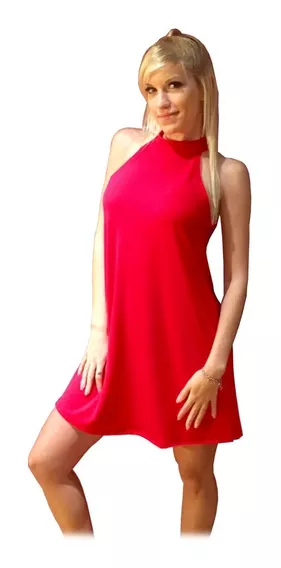 Super Sexy Vestido Mini Suelto Elastizable Colores Talle Unico Grande Marca Mundocross