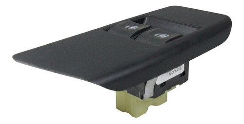 Imagem 4 de 4 de Botão E Moldura Vidro Elétrico Duplo Renault Clio 13 14 15