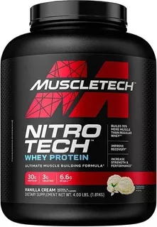 Nitrotech Nitro Tech Performance Whey 4 Lb Sabor Vainilla