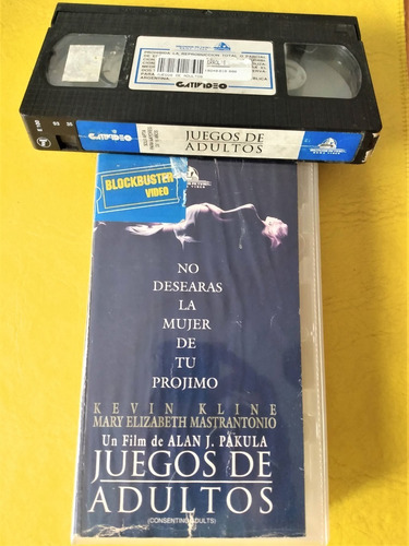 Juegos De Adultos - Videocasete Original