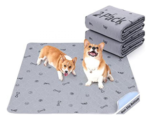 2 Alfombras Para Orina De Perro Impermeable (78cmx91cm)