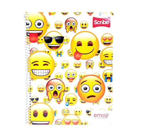 Cuaderno Profesional Scribe Emoji C7 100 Hojas