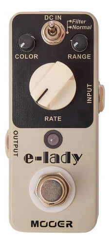 Pedal Flanger Eleclady Mooer Color Crema