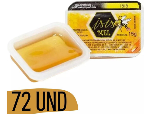 Mel Isis blister mel en individual 72 u de 15 g pacote x 72