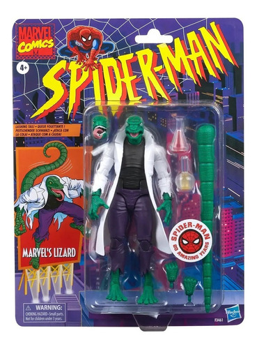 Spiderman Marvel Legends Retro Collection Marvels Lizard