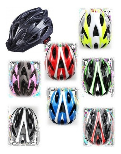 Casco Para Bicicleta Ranuras Pequeñas Y Visera De Sombra