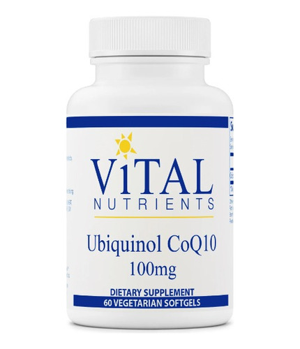 Vital Nutrients | Ubiquinol Coq10 | 100mg | 60 Veg Softgels