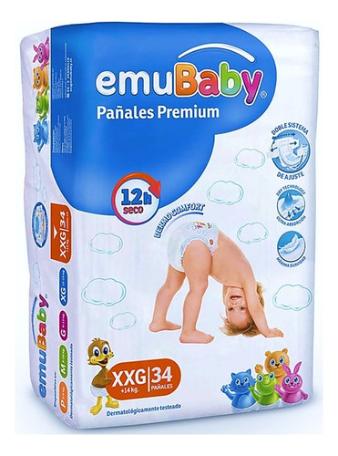 Pañales Emubaby Premium Elige Talla Formato Grande